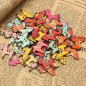 50pcs mischte Pferd Holzknöpfe 2 Löcher Sewing Scrapbooking