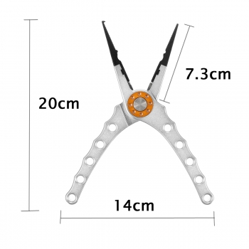 Aluminiumlegierung Multifunktionszangen Angeln Schere SchneidemaschineAngelzangen