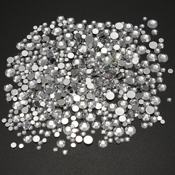 600pcs Unterschiedliche Größe Kristallrhinestones Nagel Kunst Dekoration