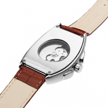 SEWOR Rechteck Luxus Leder Mechanische Analoge Männer Armbanduhr