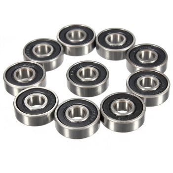 10X Rillenkugellager Sealed Miniature Bearings Stell 608-2RS