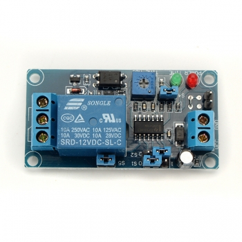 12V Bereitschaftsverzögerungsrelaismodul Verzögerung Schaltkreis-Modul NE555 Chip