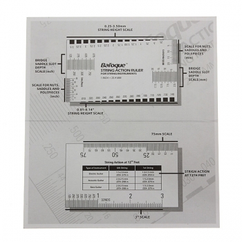 Gitarren Schnur Aktion Messlineal Bass Luthier Tools