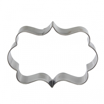 Plaque Rahmen Fondant Ausstecher Quadrat Rechteck Oval