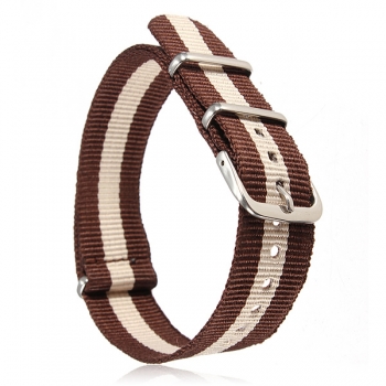 18mm Durable Military Nylon Wrist Watch Strap Band