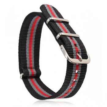 18mm Durable Military Nylon Wrist Watch Strap Band