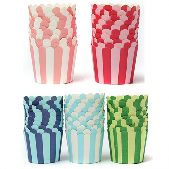 50pcs Kuchen Backen Papier Stripe Muffin Cup Hochzeit