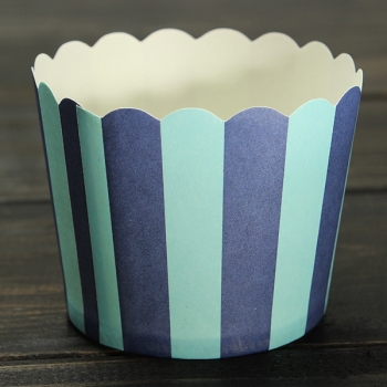 50pcs Kuchen Backen Papier Stripe Muffin Cup Hochzeit