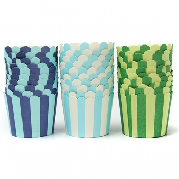 50pcs Kuchen Backen Papier Stripe Muffin Cup Hochzeit