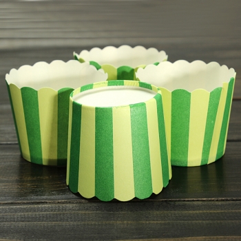 50pcs Kuchen Backen Papier Stripe Muffin Cup Hochzeit