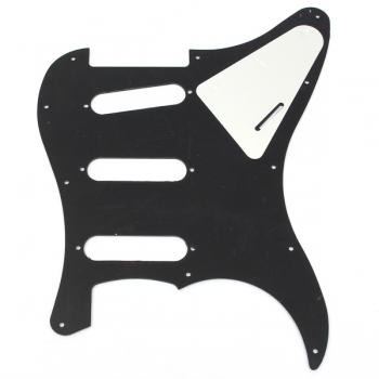 Schwarze PVCschutzvorrichtung strat elektrische Gitarre pickguard Instrumentteile