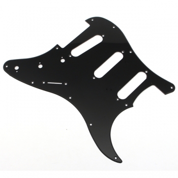 Schwarze PVCschutzvorrichtung strat elektrische Gitarre pickguard Instrumentteile