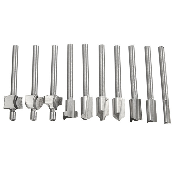 10pcs 1/8 Zoll Schaft Fräser Holzbearbeitung Werkzeug