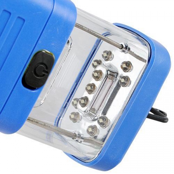 Blau 11 LED Biwak Taschenlampe Camping Licht Laterne