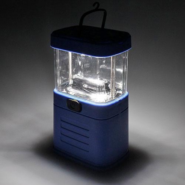 Blau 11 LED Biwak Taschenlampe Camping Licht Laterne