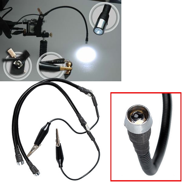 Tattoo MachinE-montiert LED LIGHT Verstellbare Versorgung