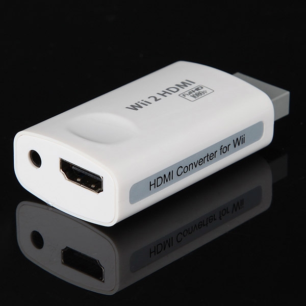 Wii HDMI-Anschluss HDTV HD-Ausgang Konverter-Adapter