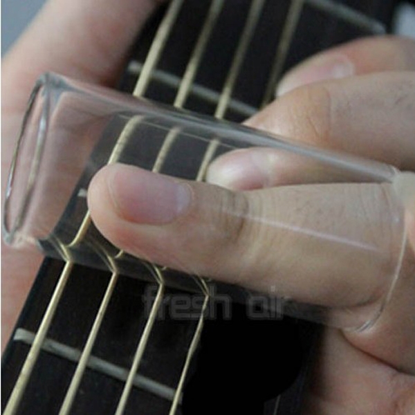 E Gitarre Klare Plexiglas Finger Knuckle String Slide