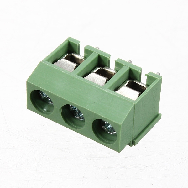 3 Nadeln-5.08-Mm-Wurf schraubt Endblockstecker