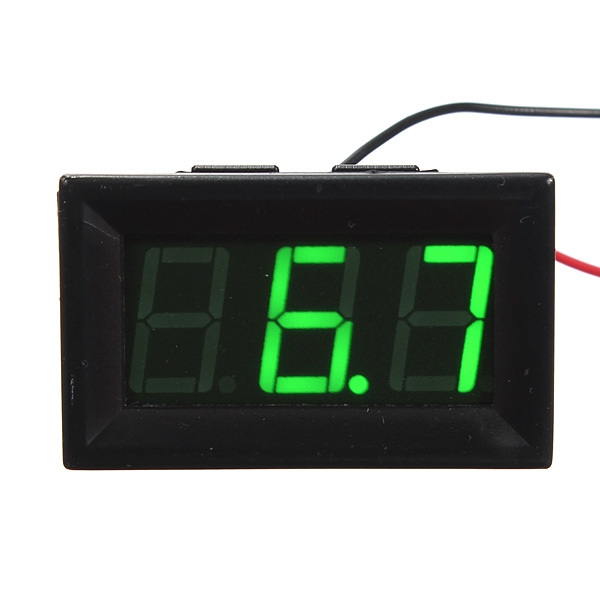 0.56-Zoll-3-30V 5-120V LED Voltage Meter 3 Digitalanzeige Voltmeter
