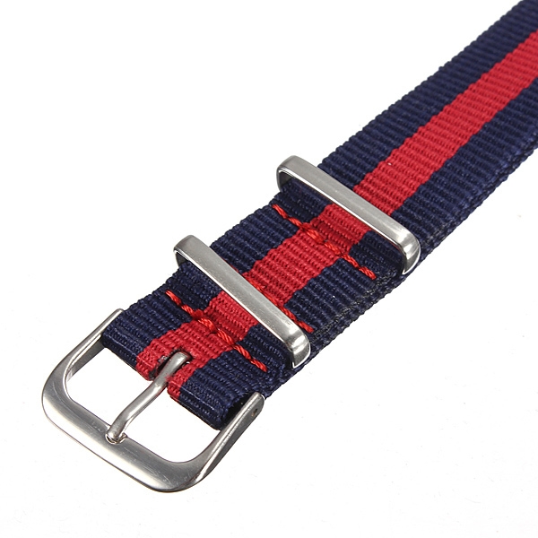 18mm Durable Military Nylon Wrist Watch Strap Band