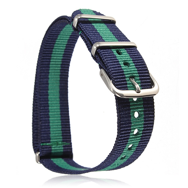 18mm Durable Military Nylon Wrist Watch Strap Band