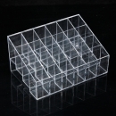 24 Quadrate Acryl Klar Cosmetic Container Verfassungs Speicher Organisator