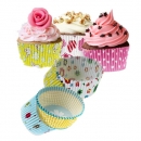 100pcs gemischte bunte Papier Kuchen Zwischenlagen Cup Backen Kuchen Muffin