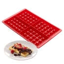 4-Cavity Mini Waffeln Kuchen Schokolade Pan Silikon DIY Tray Kuchen Form Cookie Form Backen Werkzeug