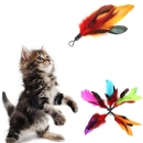 5pcs Haustier Katze Feather Teaser Refills For Da Vogel Wand Teaser